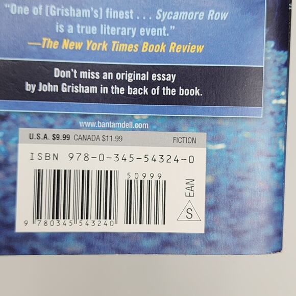 Sycamore Row (by John Grisham) Suspense Legal Thriller Paperback Book - Picture 3 of 5